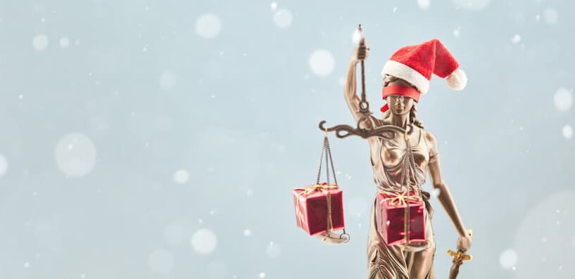 Christmas Lady Justice