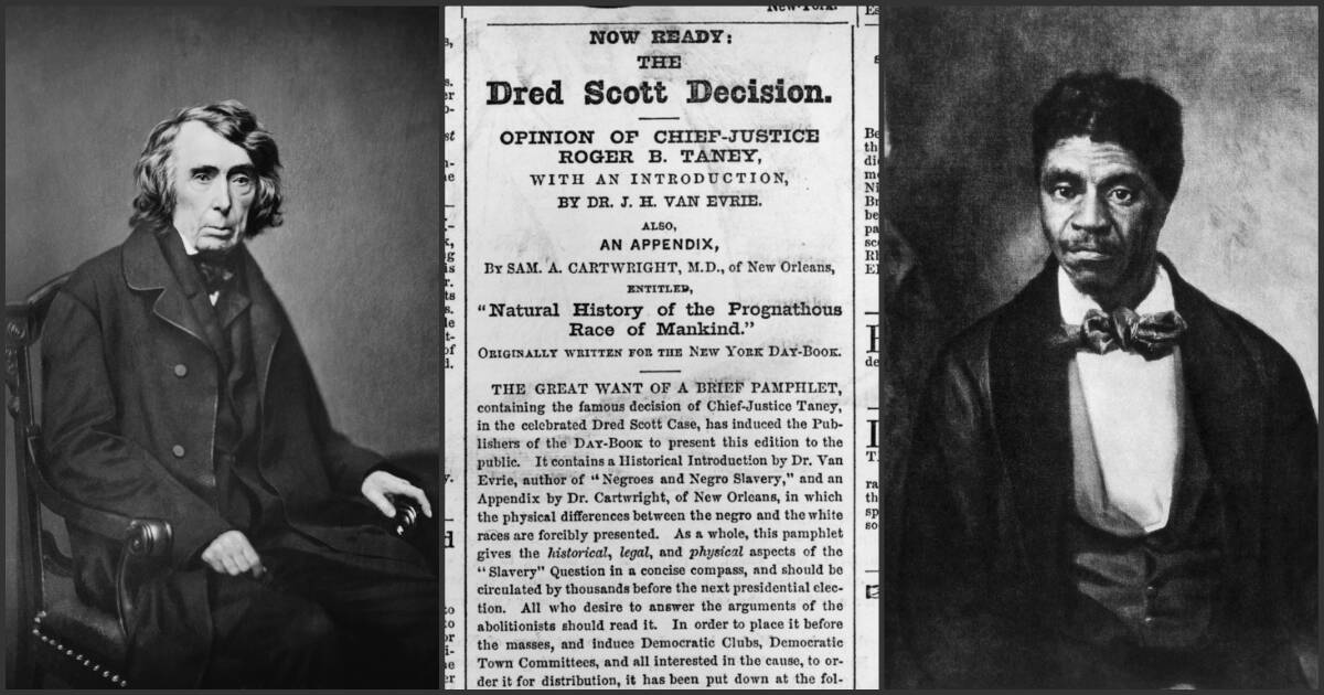 Justice Taney Dred Scott case