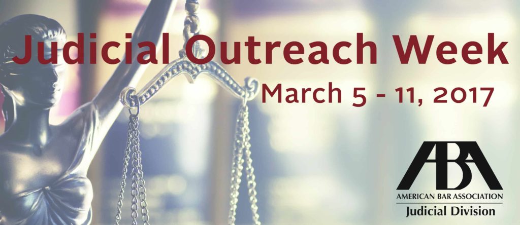 Judicial Outreach Week 2017