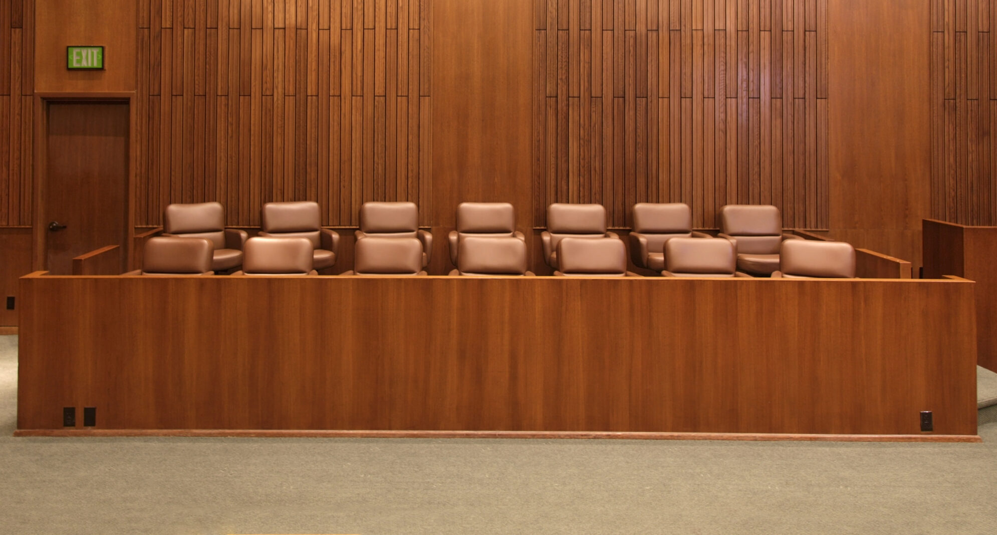 Federal Court Jury Box